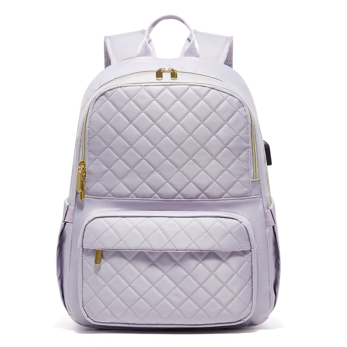 Chic Quilted Flight Approved Backpack-8