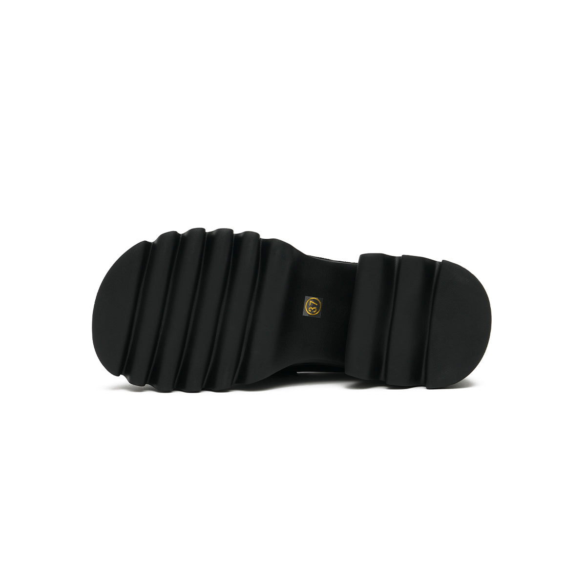 Chunky Heel Platform Loafers-3