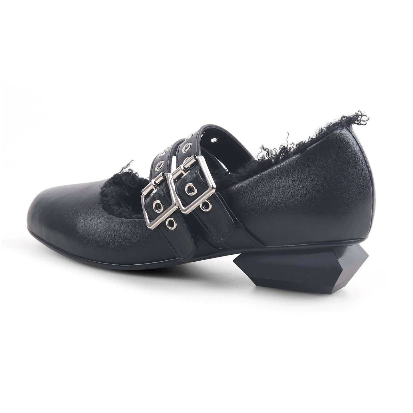 Double Strap Mary Jane Shoes-3