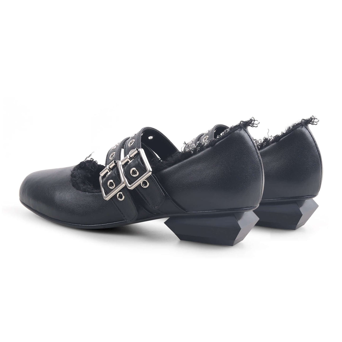 Double Strap Mary Jane Shoes-4