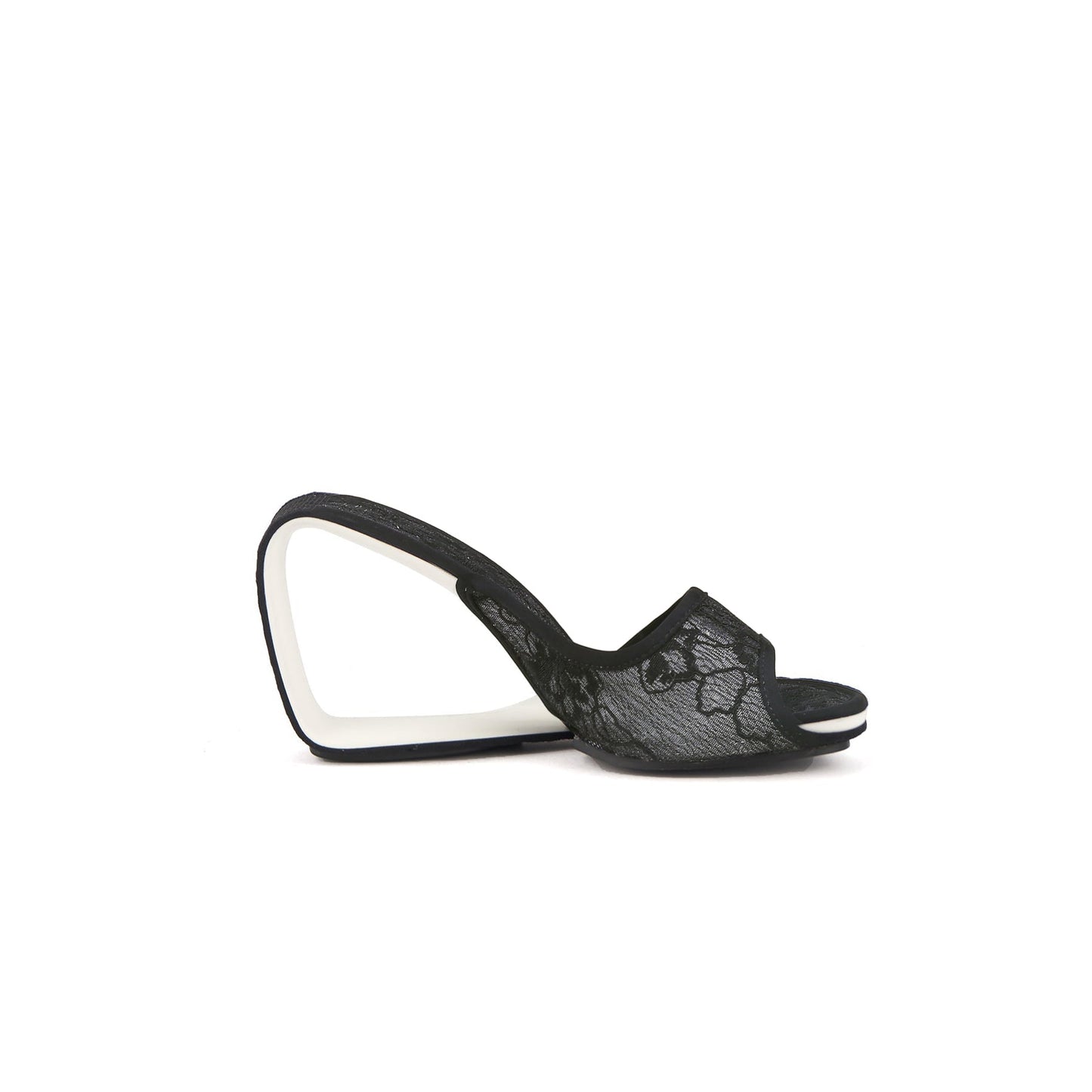 Floral Lace High-Heel Hollow Wedges-2