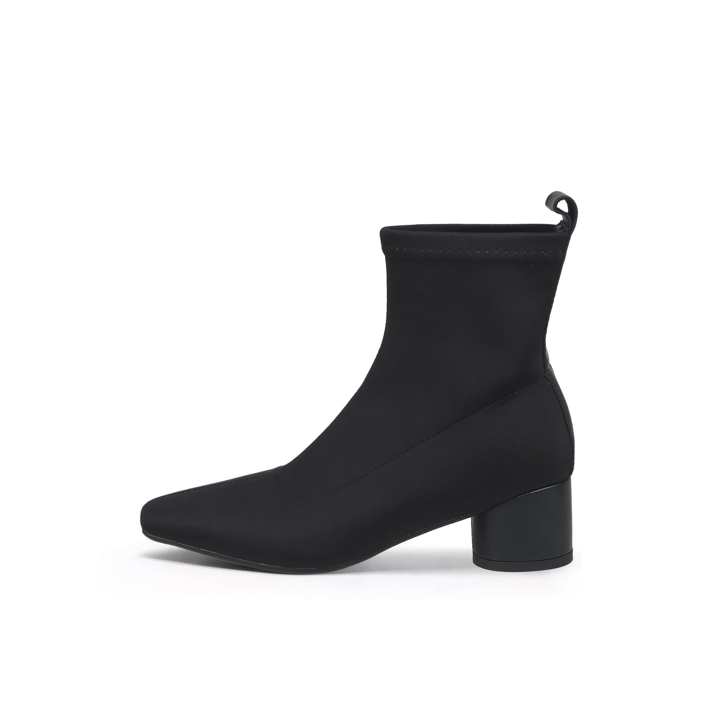 Leather Boots with Chunky Heels-0