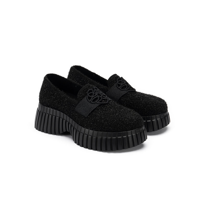 Paris Platform Block Heel Loafers