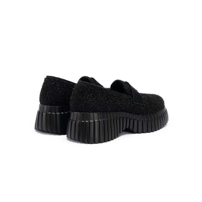 Paris Platform Block Heel Loafers