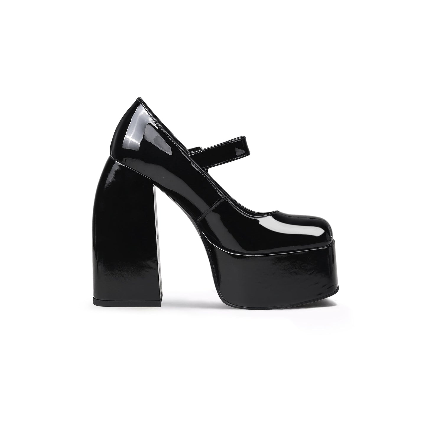 Platform-Heel Mary Jane Pumps-2