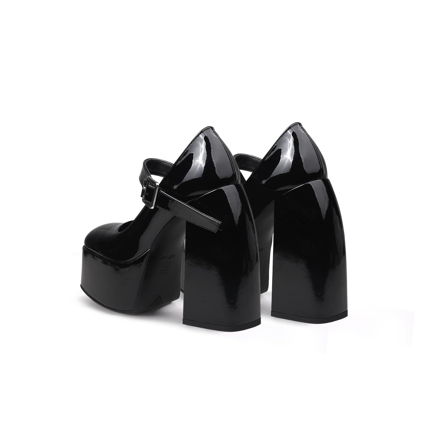 Platform-Heel Mary Jane Pumps-4