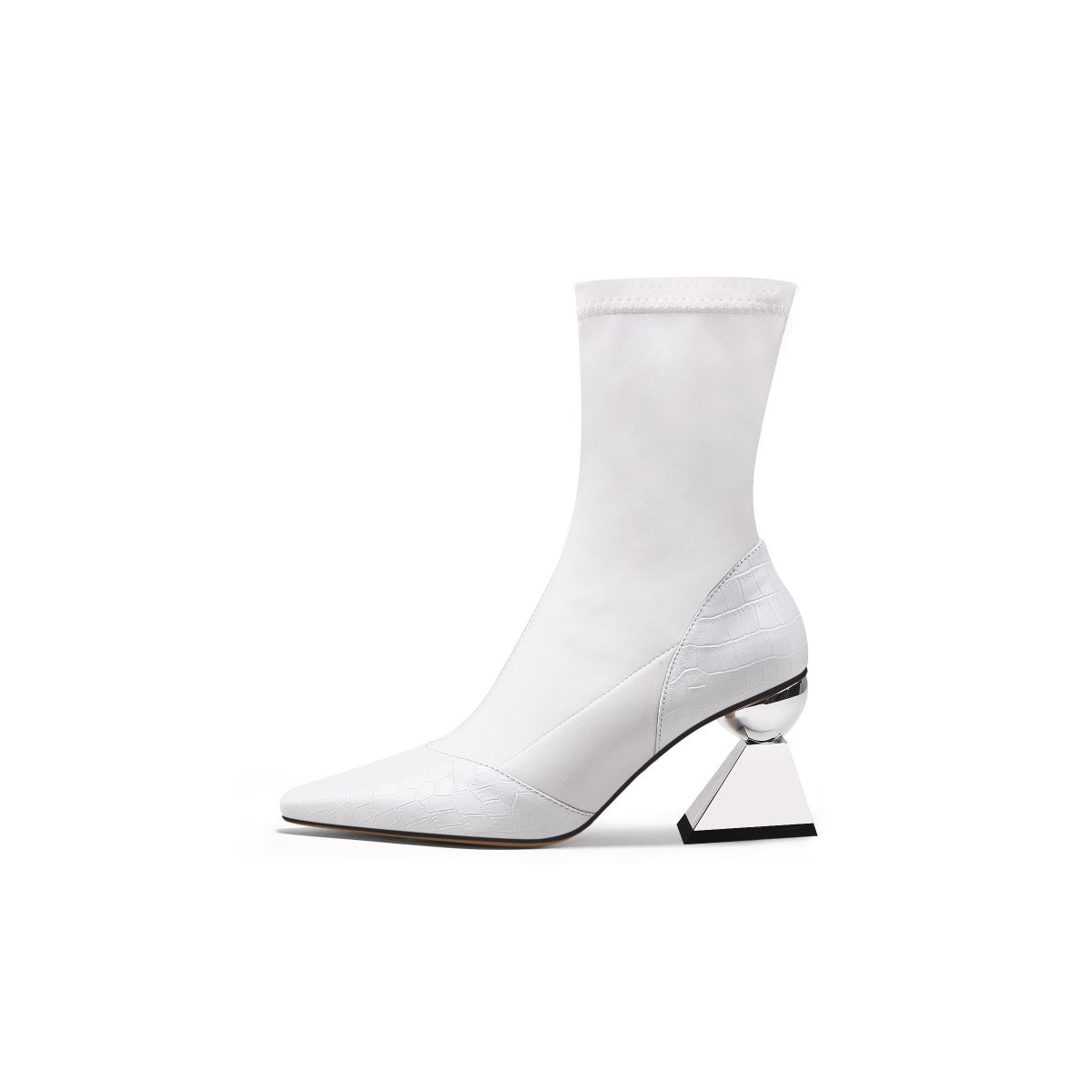 Pointed Toe Glam Ankle Boots-5