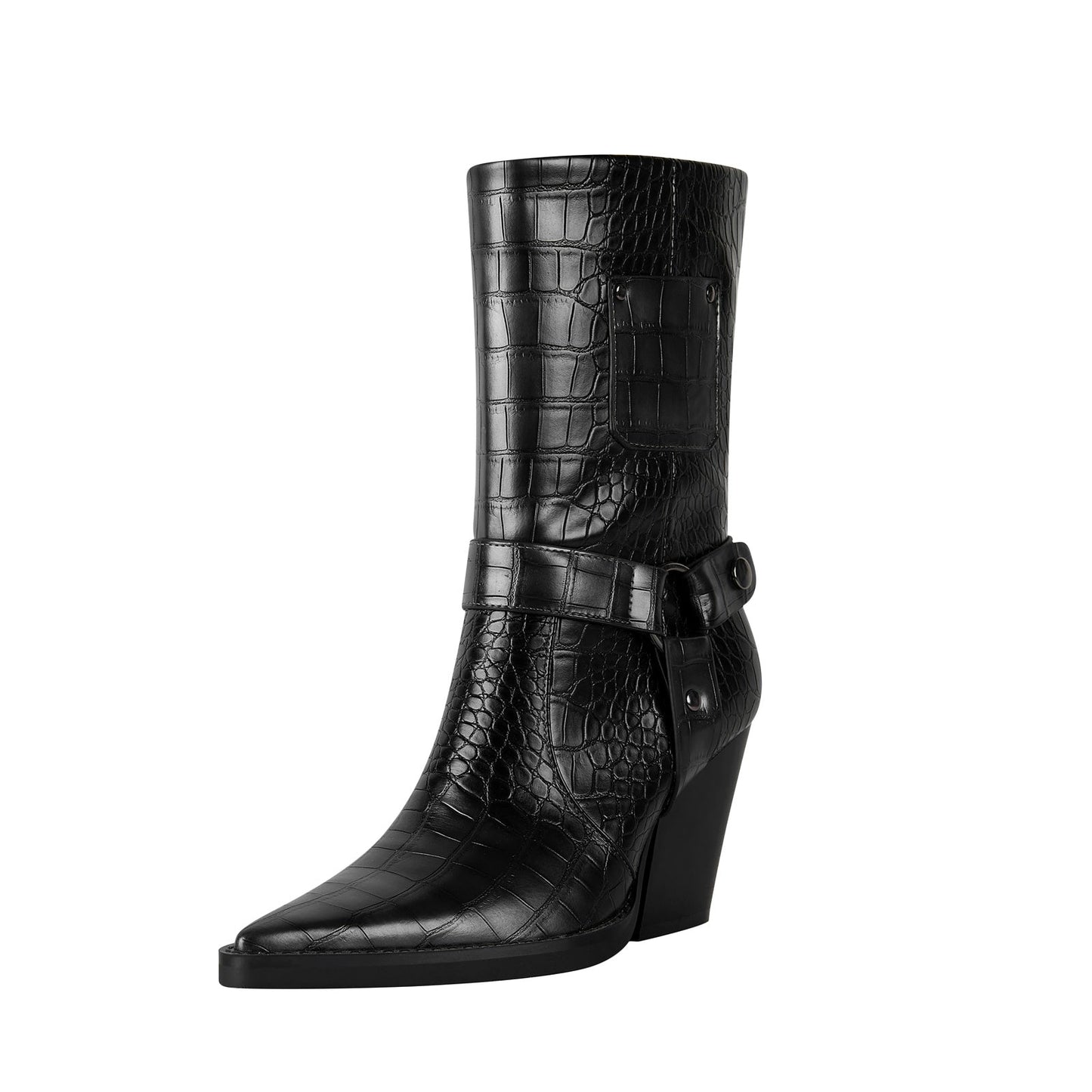 Sexy Pointed Toe Corporate Ankle Boots-1