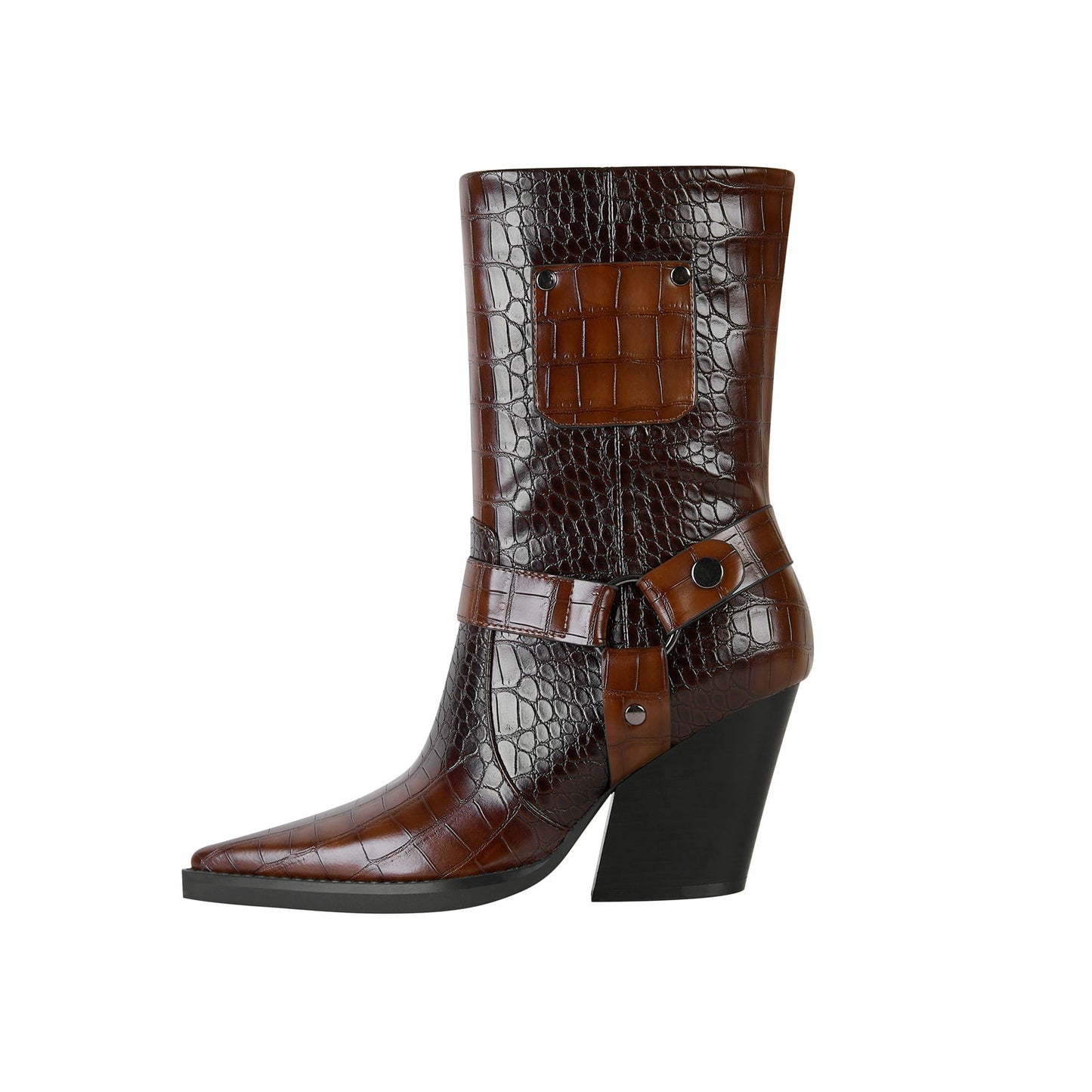 Sexy Pointed Toe Corporate Ankle Boots-5
