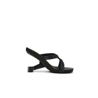 Braided Bling Strap Mules-2