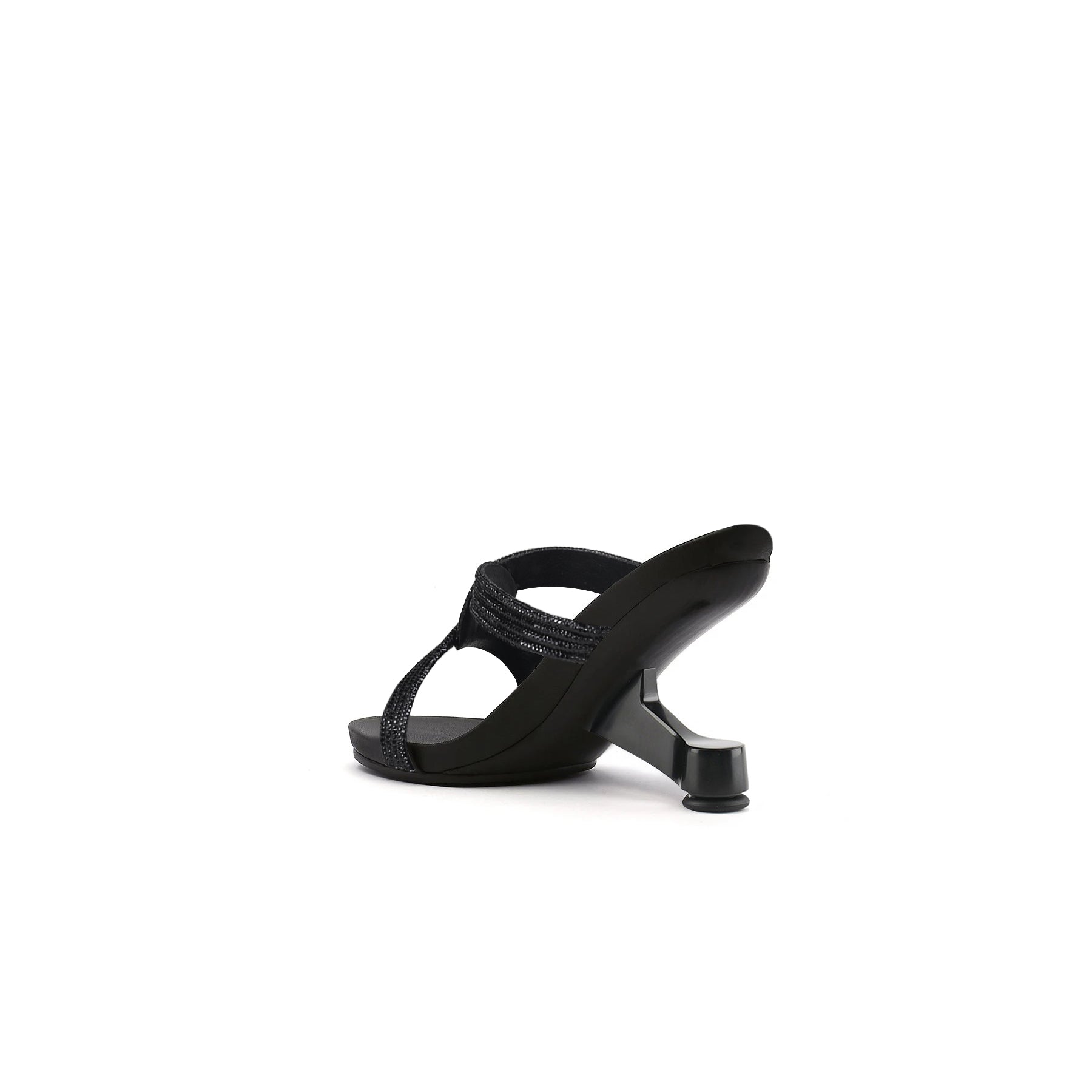 Braided Bling Strap Mules-3