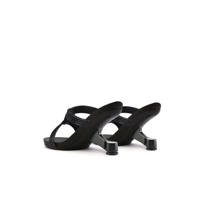 Braided Bling Strap Mules-4