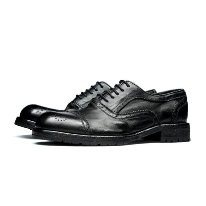 Brogue Oxford Elite Leather Lace Ups for Men