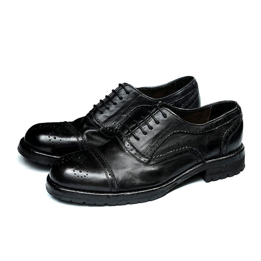 Brogue Oxford Elite Leather Lace Ups for Men