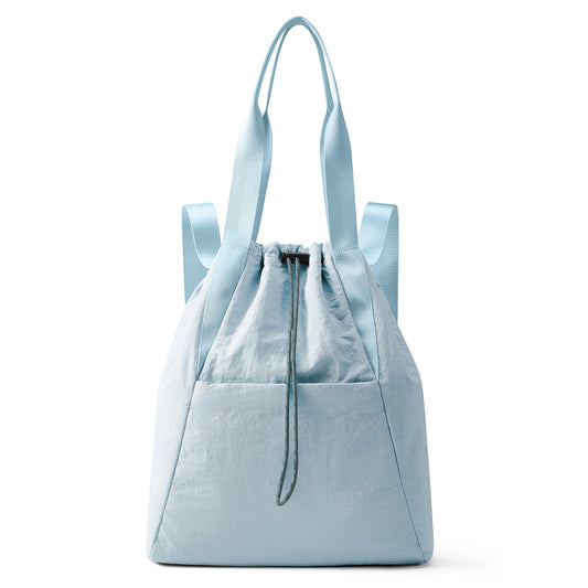 Casual Dual Drawstring Backpack-0