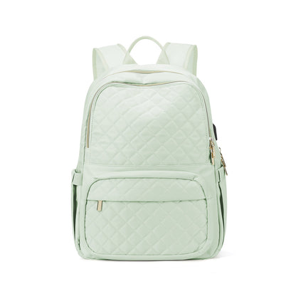 Chic Quilted Flight Approved Backpack-9