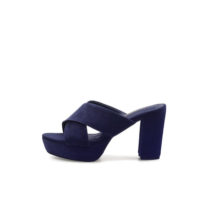 Chunky Criss Cross Platform Mules-0