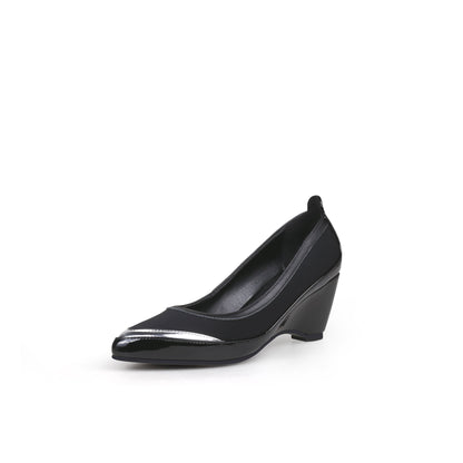 Classic Slip On Formal Wedges-1
