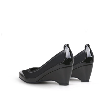 Classic Slip On Formal Wedges-4