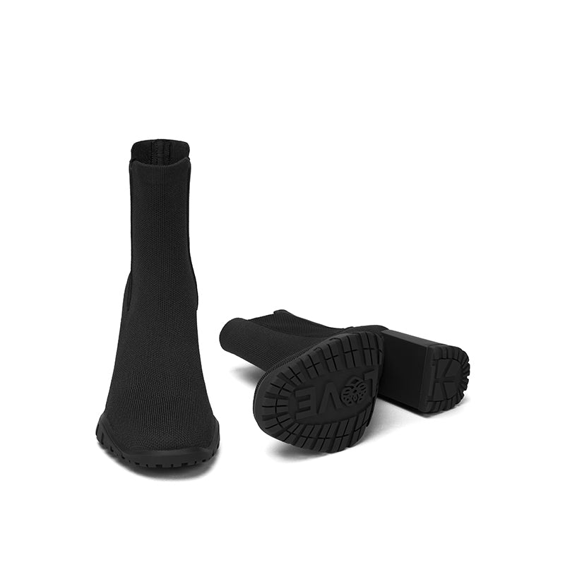 Comfortable Block Heel Chelsea Boots