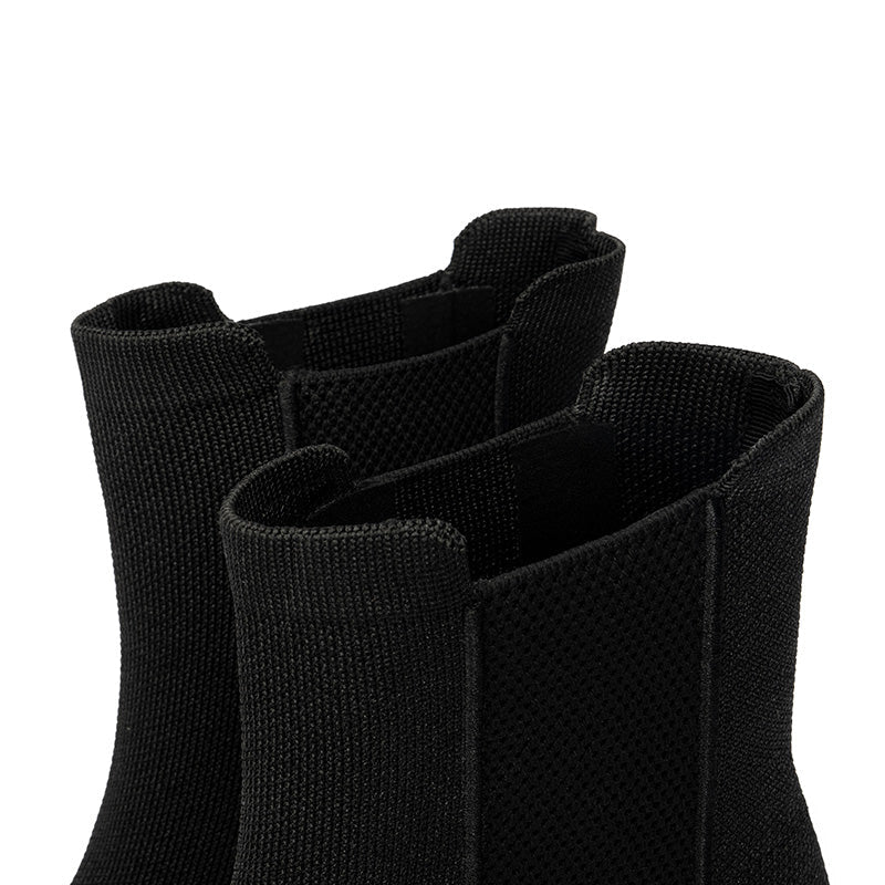 Comfortable Block Heel Chelsea Boots