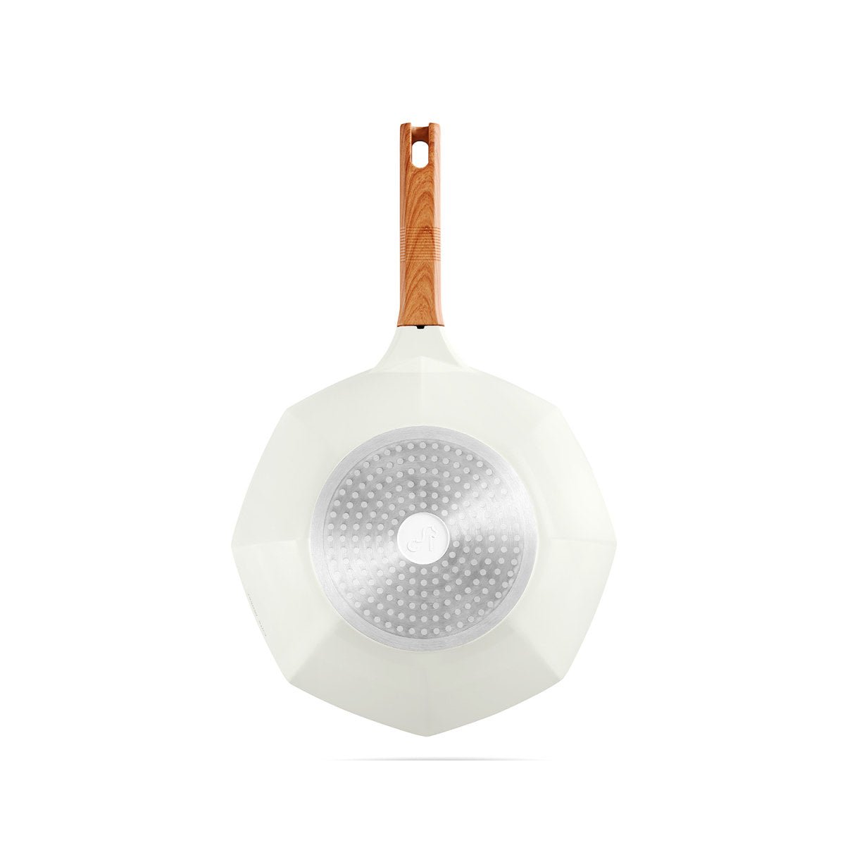 Italiano Octagonal 30cm White Non-stick Wok Pan - The Epitome of Culinary Excellence-4