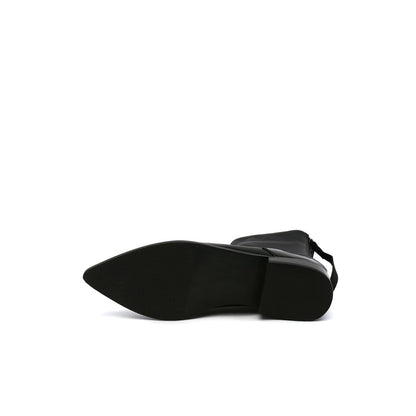 Leather Back-Zip Walking Boots-4
