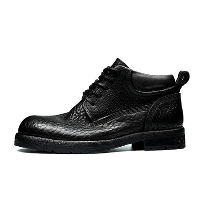 Luxurious Goodyear Welted Elite Men's Leather Boots-0