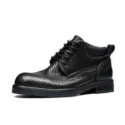 Luxurious Goodyear Welted Elite Men's Leather Boots-2