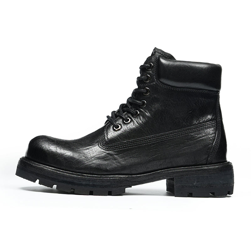 Men’s Rugged Outdoor Combat Boots with Heavy-Duty Traction Sole-0