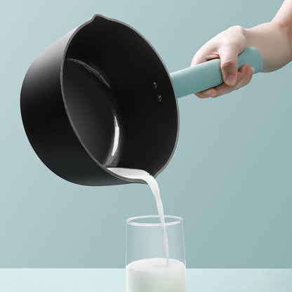 Nordic Starry Stone 18cm Black Non-stick Milk Pot - A Touch of Elegance in Your Kitchen-3