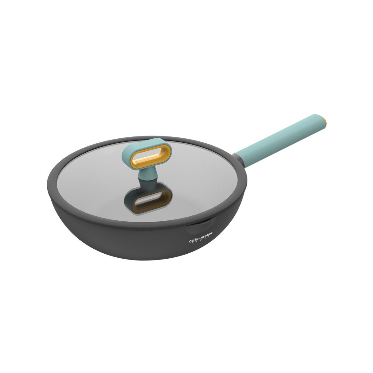 Nordic Starry Stone 28cm Black Non-stick Wok Pan - Elegance in Every Meal-0