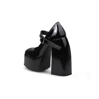 Platform-Heel Mary Jane Pumps-3