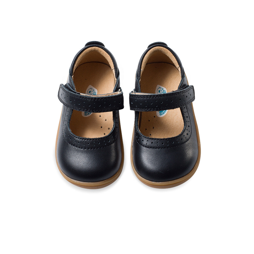 Polka Dot Cutout Mary Jane Shoes-4