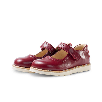 Red Soft Sole Mary Jane Shoes-1