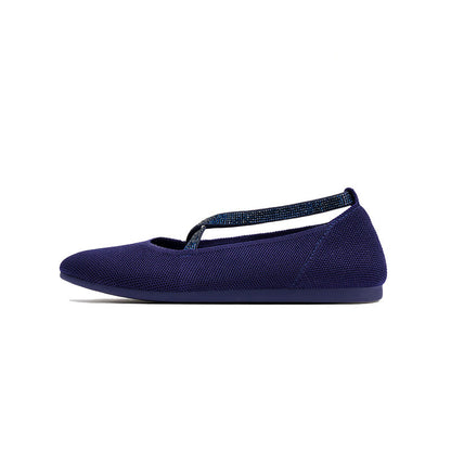 Shallow Pointed Toe Flat Versatile Commuter Ballet Shoes-6