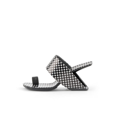 Square Toe Arch Heel Mules-0