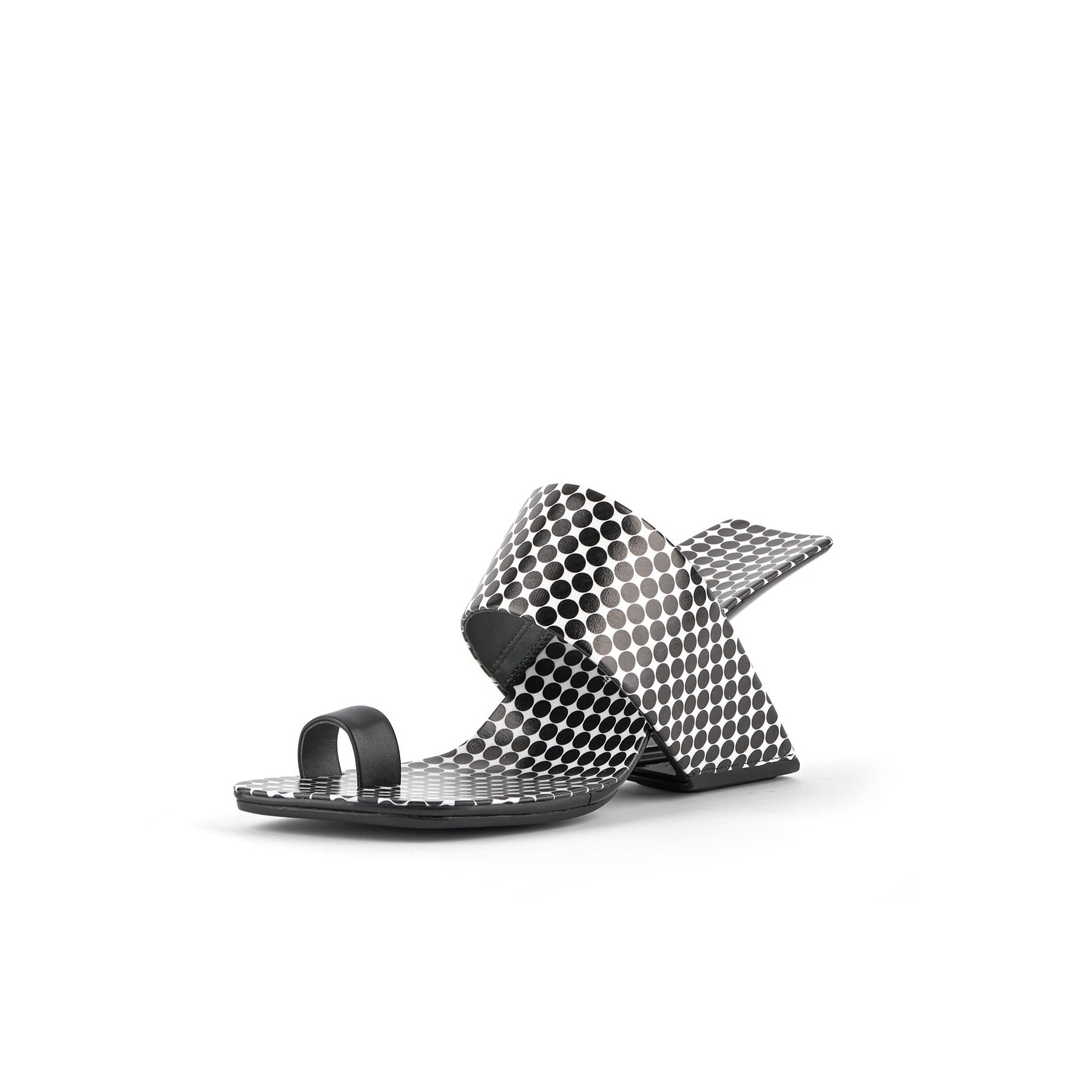 Square Toe Arch Heel Mules-1
