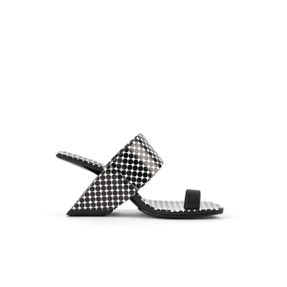 Square Toe Arch Heel Mules-2