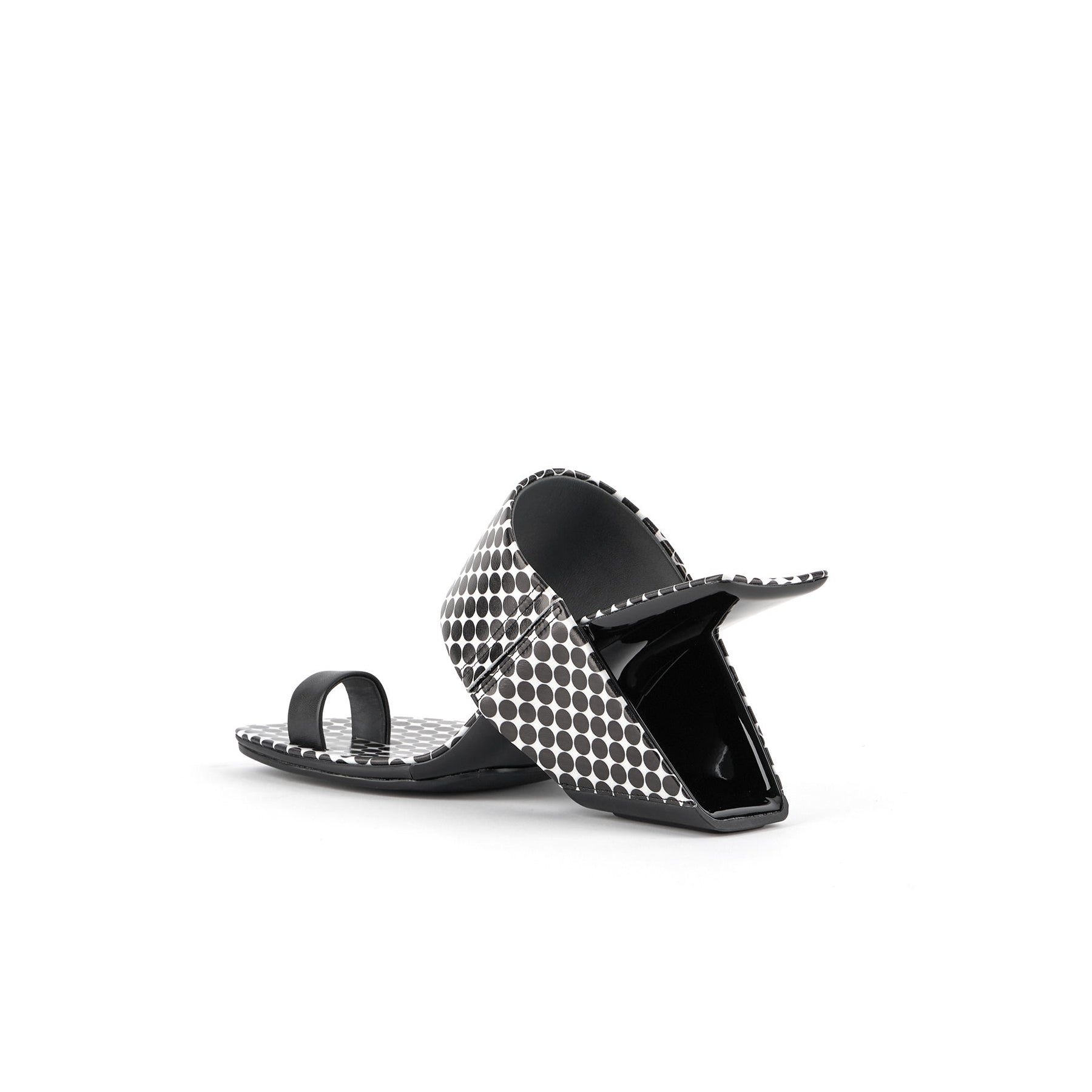 Square Toe Arch Heel Mules-3