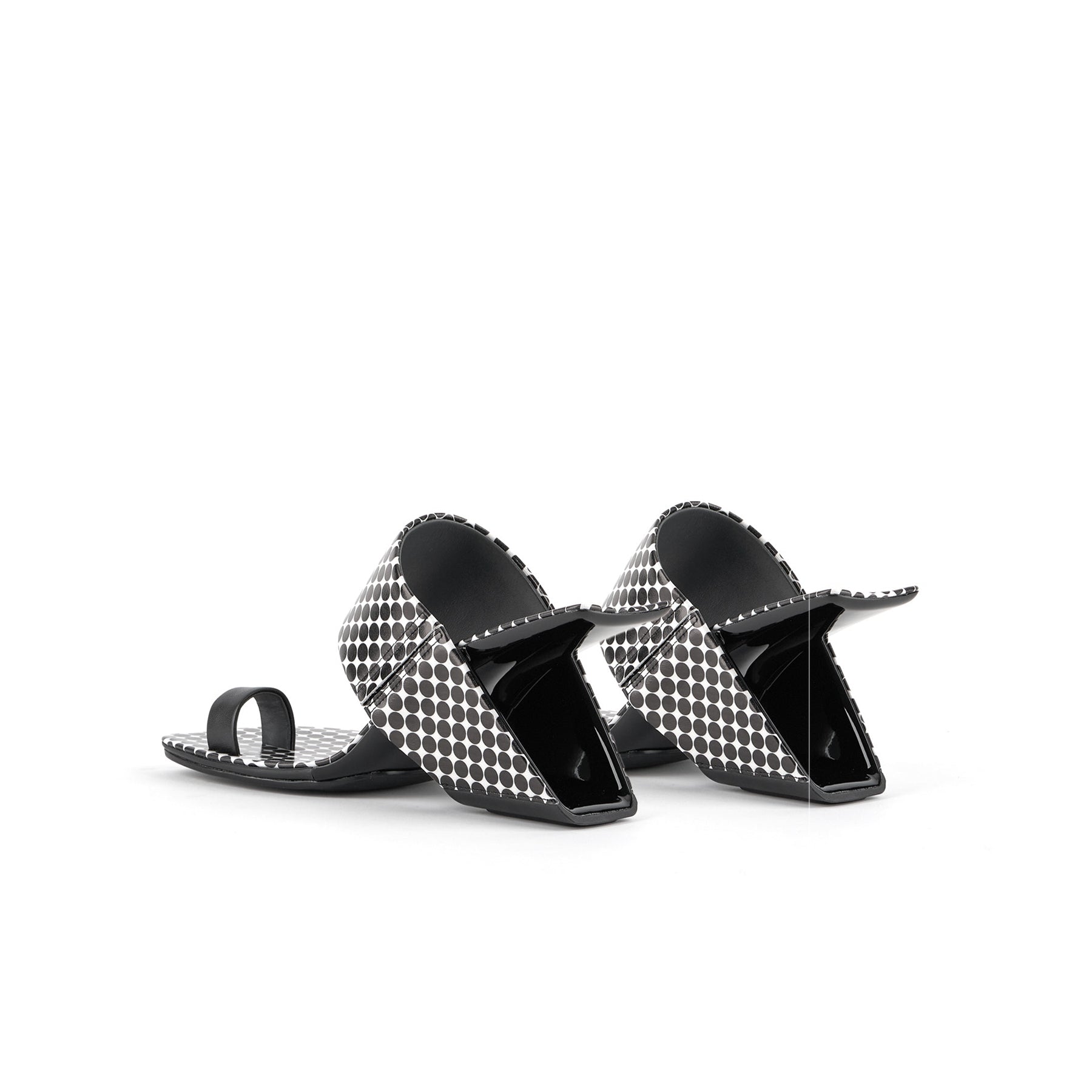Square Toe Arch Heel Mules-4