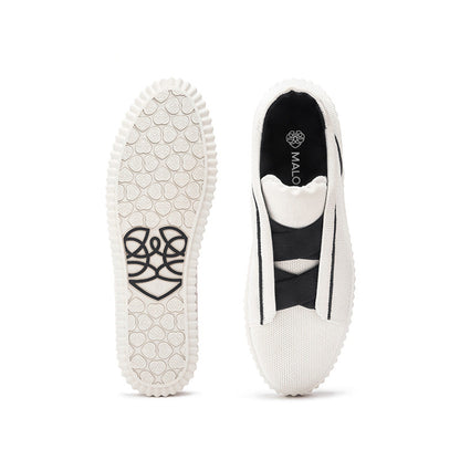 Thick Soled Height Boosting Tennis Sneakers-4