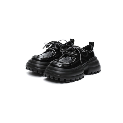 Tokyo High Platform Patent Lace Ups-1