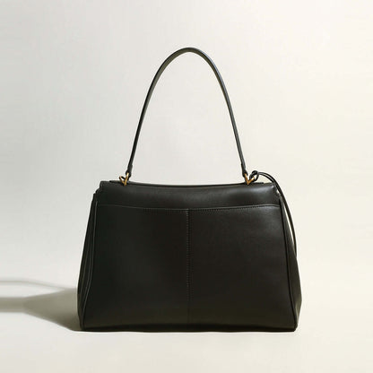 Utilitarian Black Satchel-3