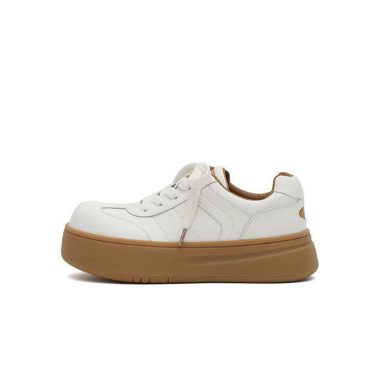 Versatile Neutral Platform Sneakers-0