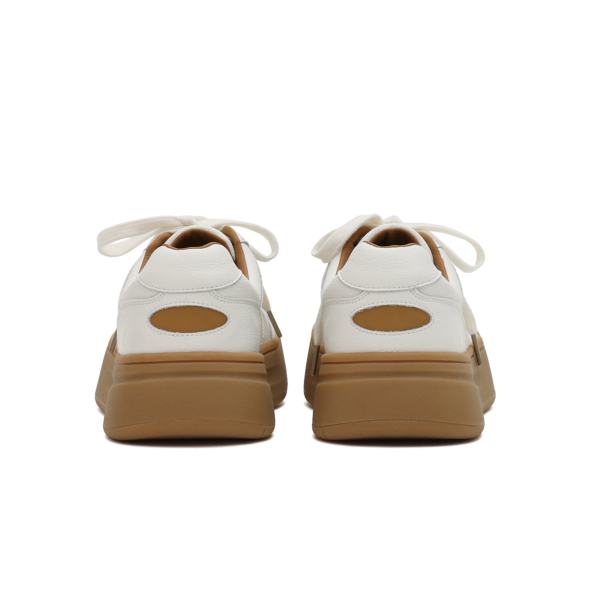 Versatile Neutral Platform Sneakers-2