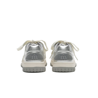 Versatile Silver Tennis Sneakers-2