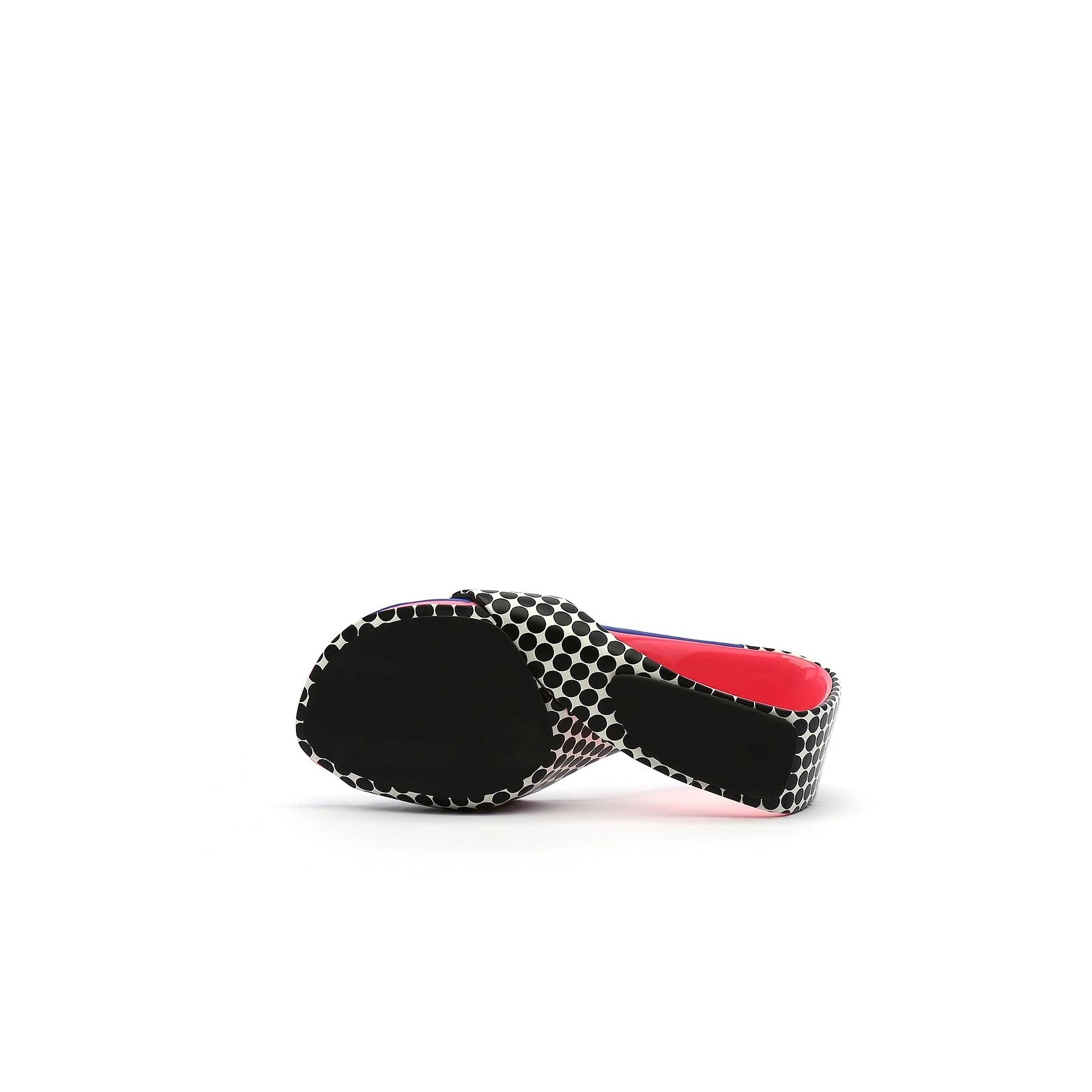 Vibrant Textured Wedge Mules-4